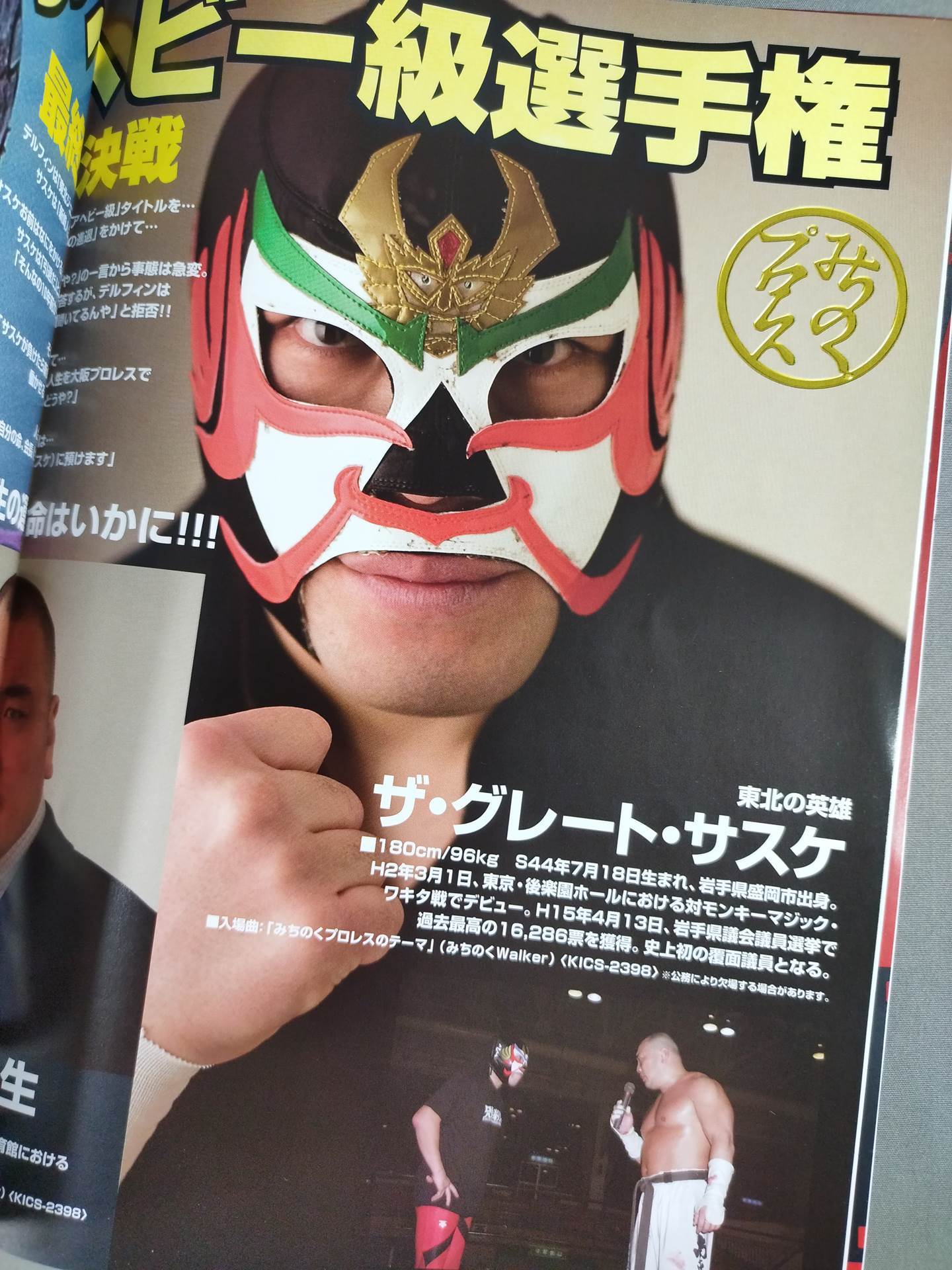 ☆サスケvsデルフィン 東北Jr戦☆ みちのくプロレス オフィシャル