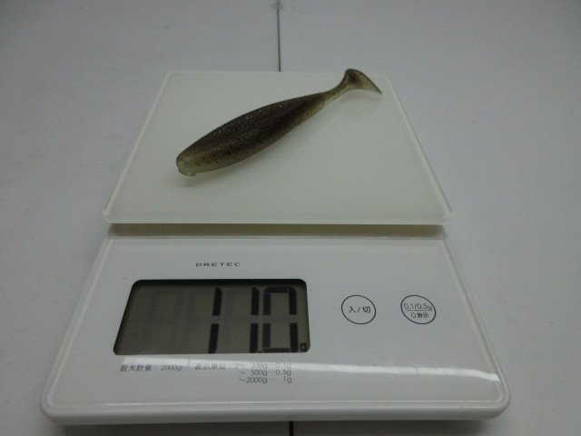 ダイワ]スターリングシャッド4.3インチインプレ重さとフックサイズ