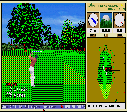 遥かなるオーガスタ』3Dポリゴンゴルフゲームが当たり前でなかった時代