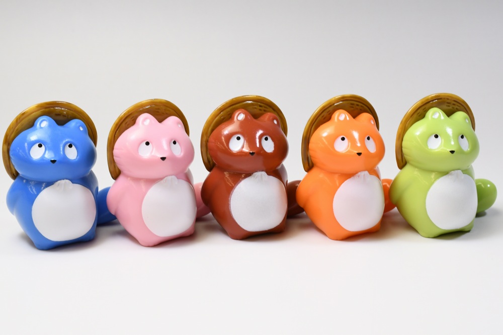 ぼんやり子だぬき ソフビフィギュア」 トイズキャビン カプセルトイ