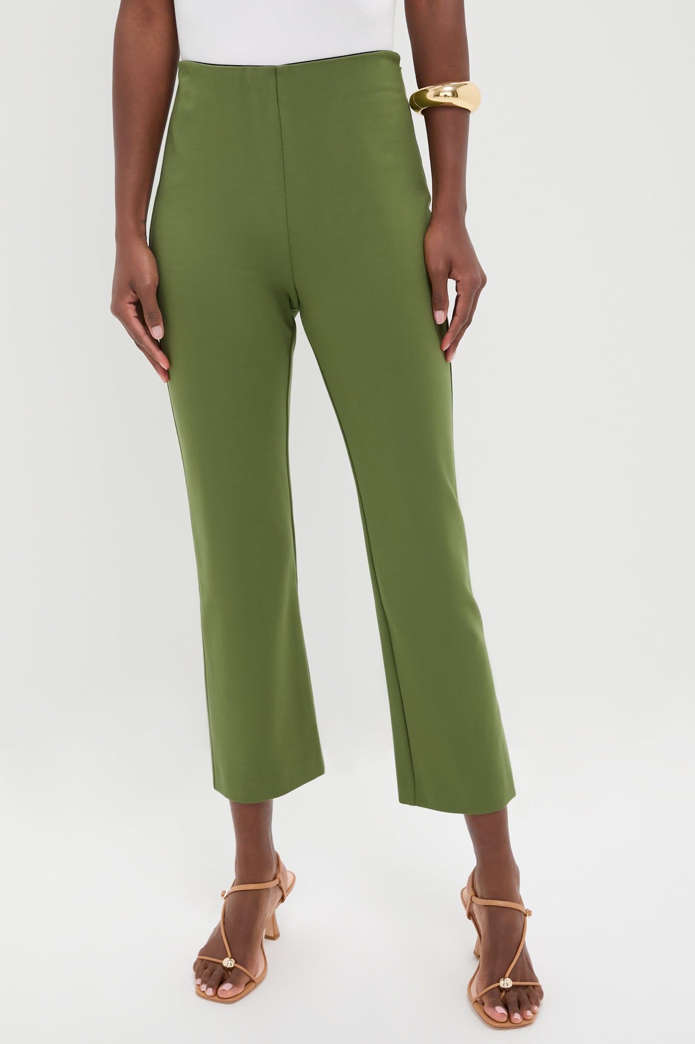 Olive Green Ponte Ashford Pants | Tuckernuck