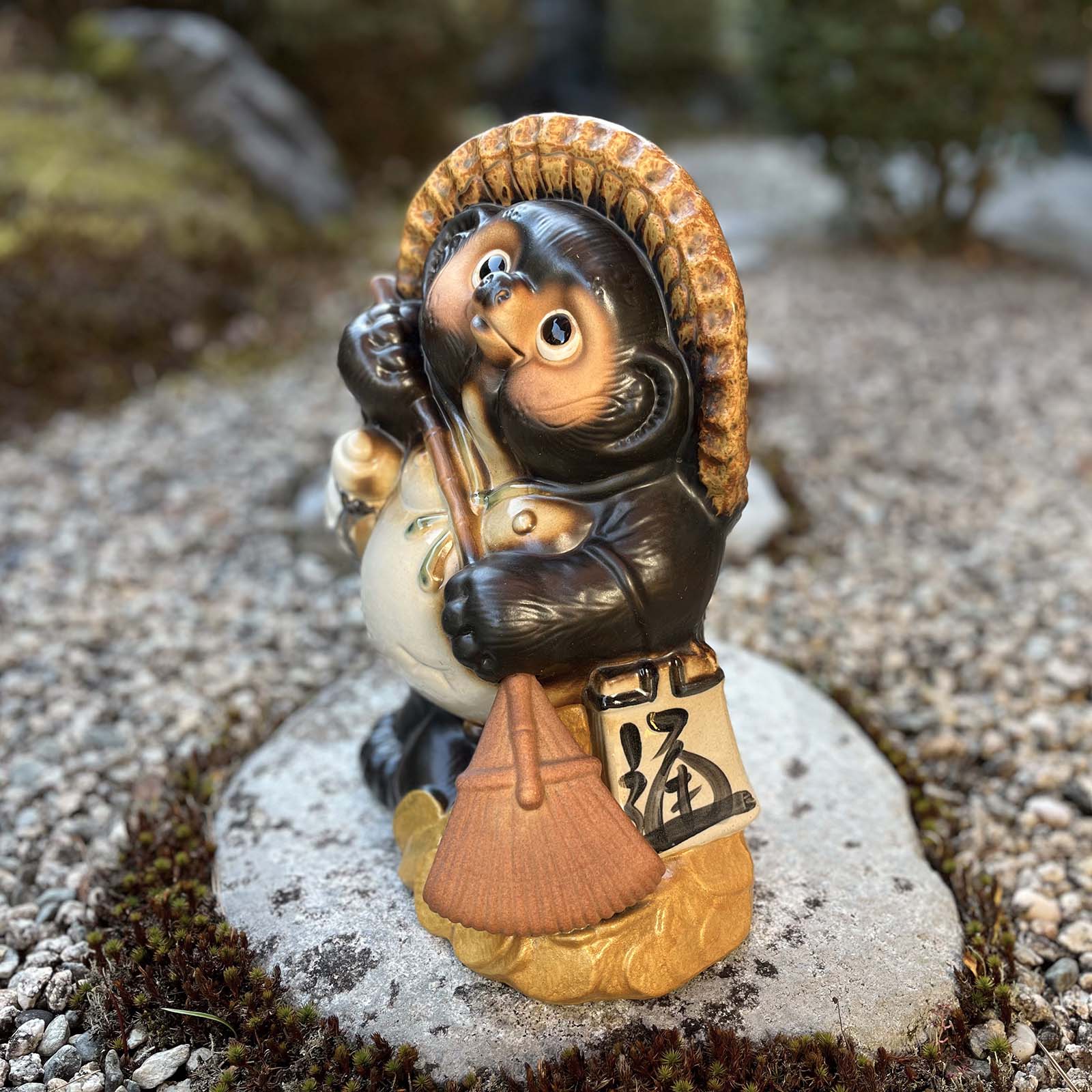 楽天市場】福熊手たぬき9号 かわいい 置物 陶器 信楽焼 たぬき 和風