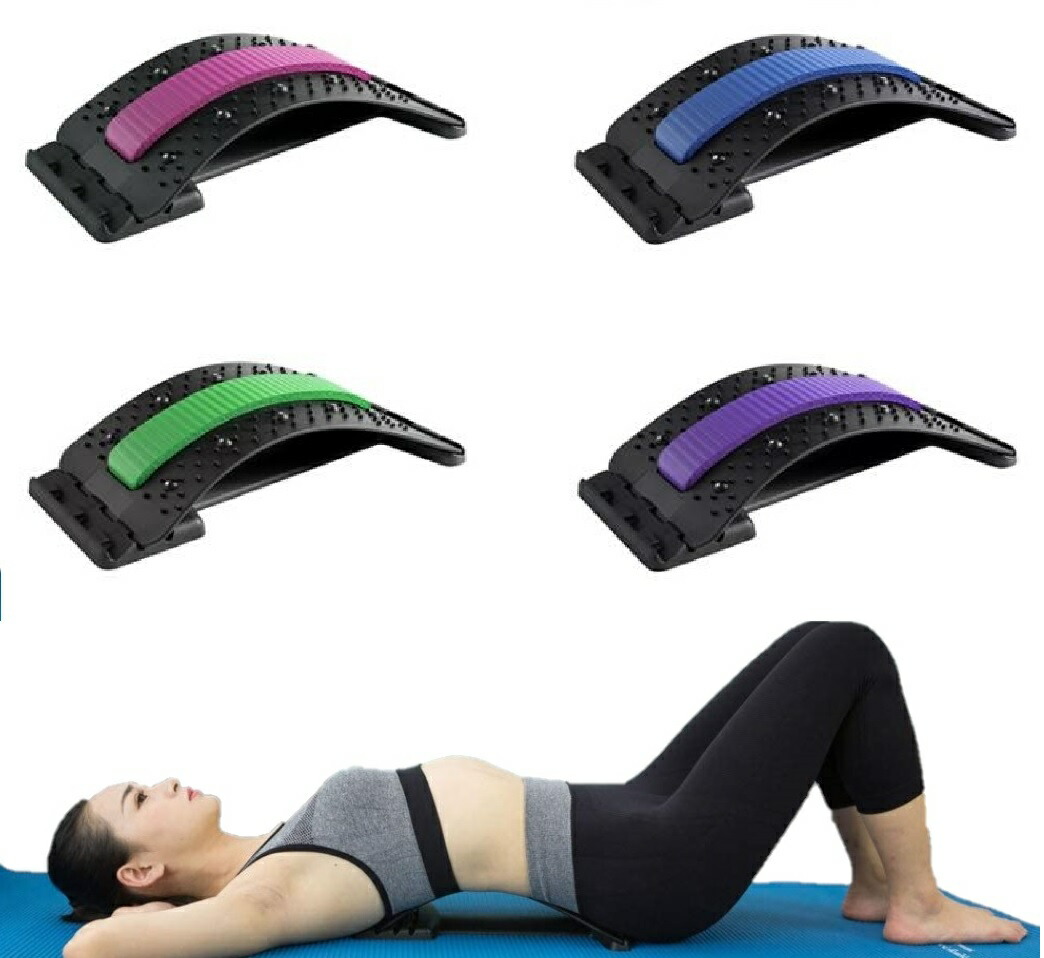 楽天市場】背中 腰痛 椎間板 ストレッチ ボード 腰椎 牽引 ヘルニア