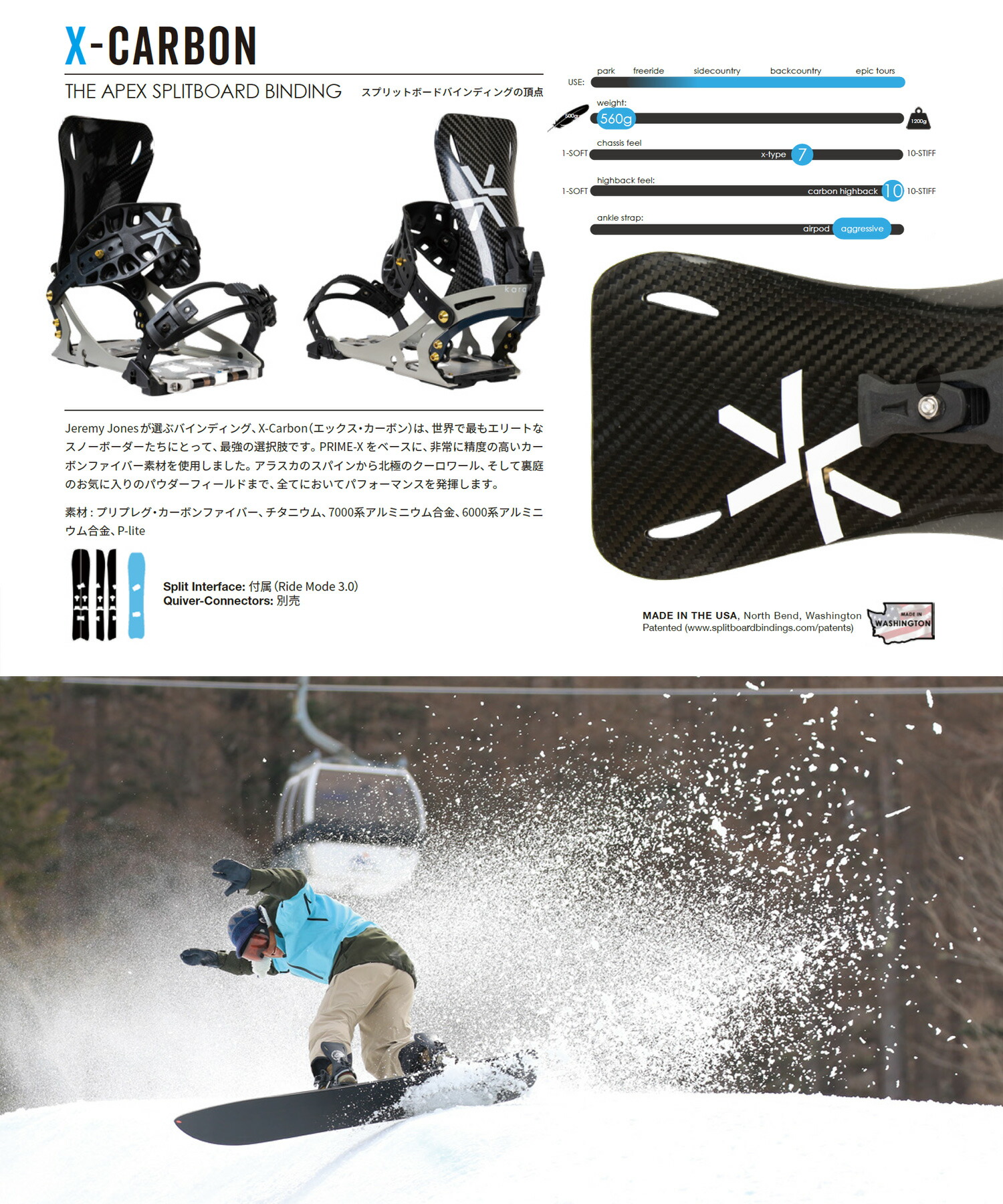 楽天市場】KARAKORAM カラコラム スノーボード バインディング