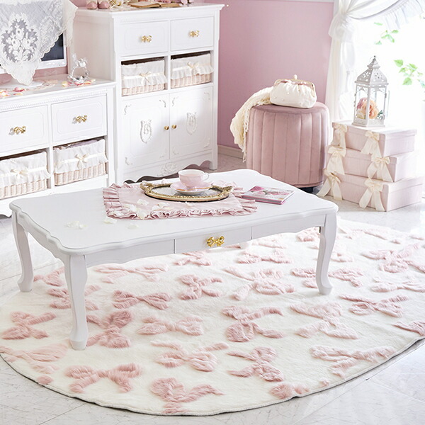 楽天市場】【エントリーでP5倍！4日20時-11日2時】ふわふわリボンラグ