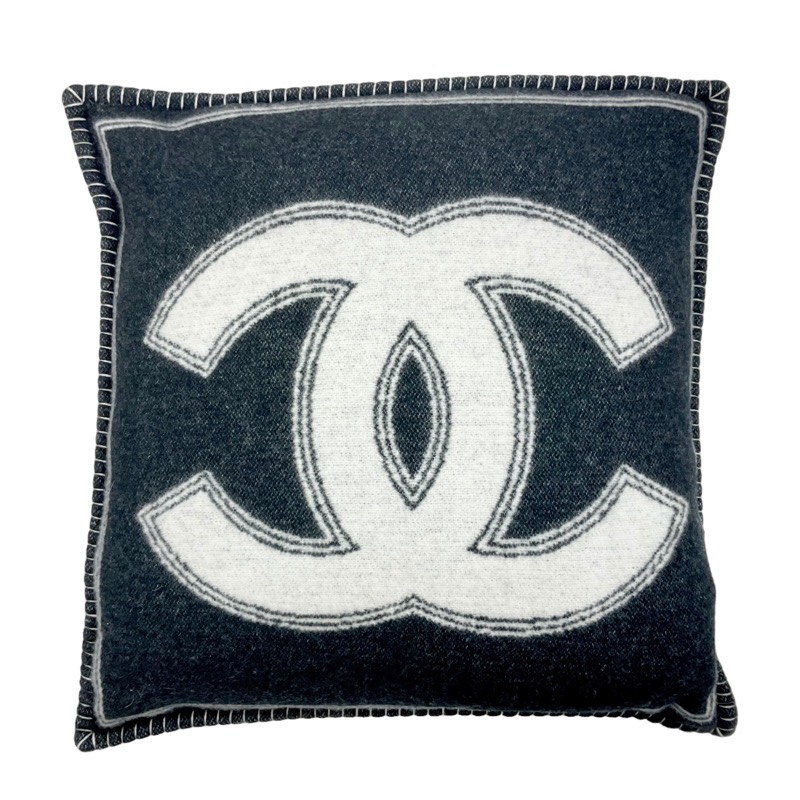 楽天市場】シャネル CHANEL ウール ブラック ホワイト ココマーク ロゴ