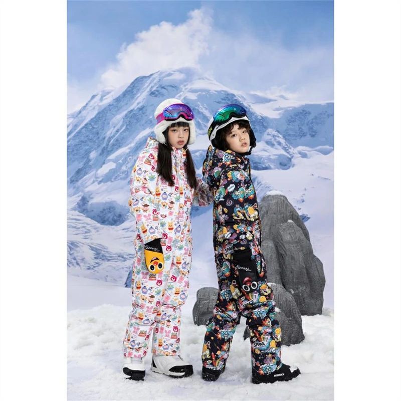 楽天市場】スキーウェア オールインワン 可愛い キッズ つなぎ