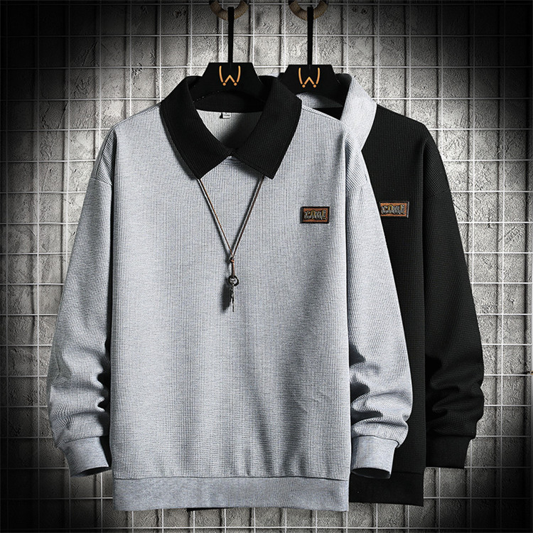 楽天市場】襟つきトレーナー 長袖 メンズ 春物 スウェット トレーナー