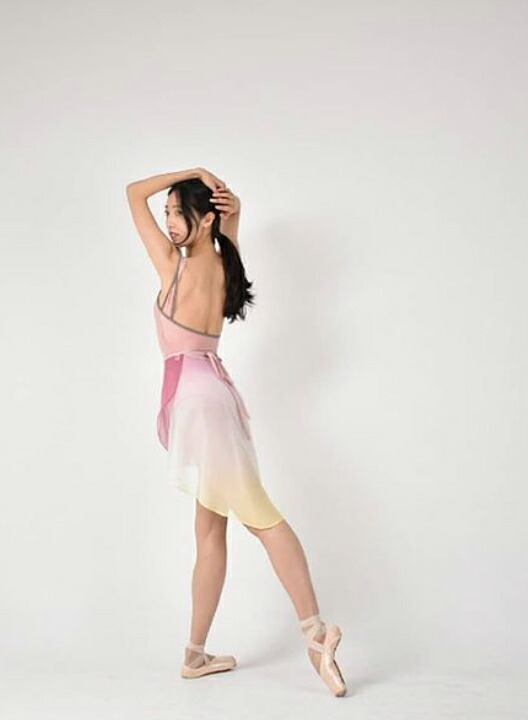 楽天市場】バレエ グラデーション 巻きスカート 62cm丈 【 Cocojee