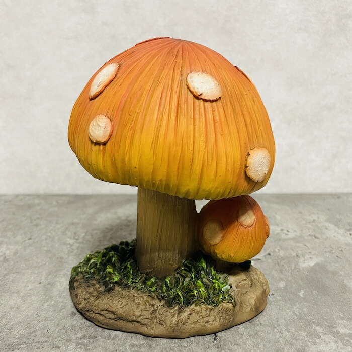 楽天市場】不思議なキノコの置物 高さ14.8cm ダブル woobia ウービア