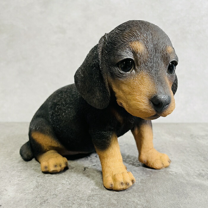 楽天市場】置物 ミニチュアダックスフンドの通販