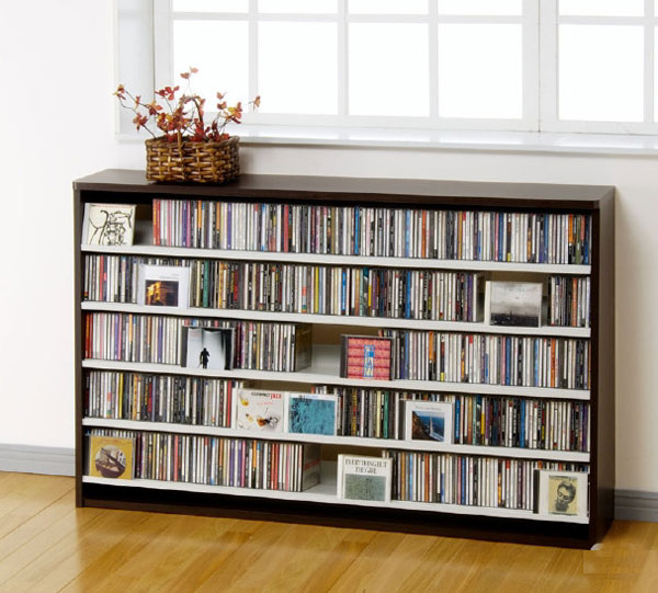 楽天市場】最大CD収納枚数695枚！最大DVD収納枚数180枚！ディスプレイ