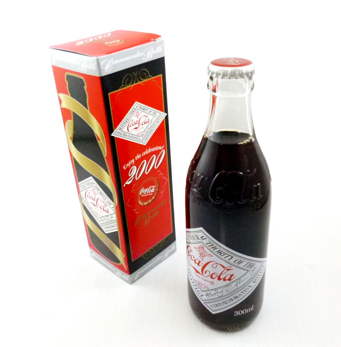 楽天市場】〇コカコーラ Coca Cola 2000年記念ミレニアムボトル 『箱入