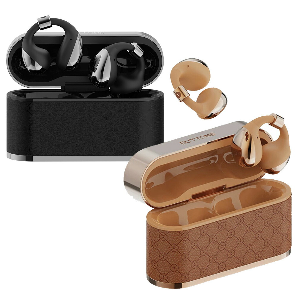 楽天市場】BUTTONS オープンイヤー ワイヤレス イヤホン CLIP (全2色