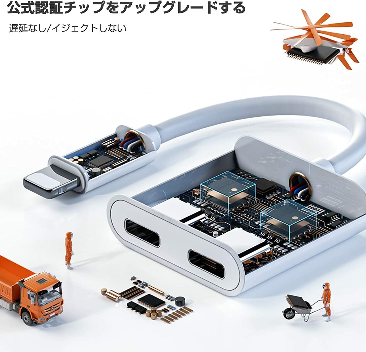 楽天市場】iphone 用 イヤホン 充電 2in1【2022年人気版】iphone 充電