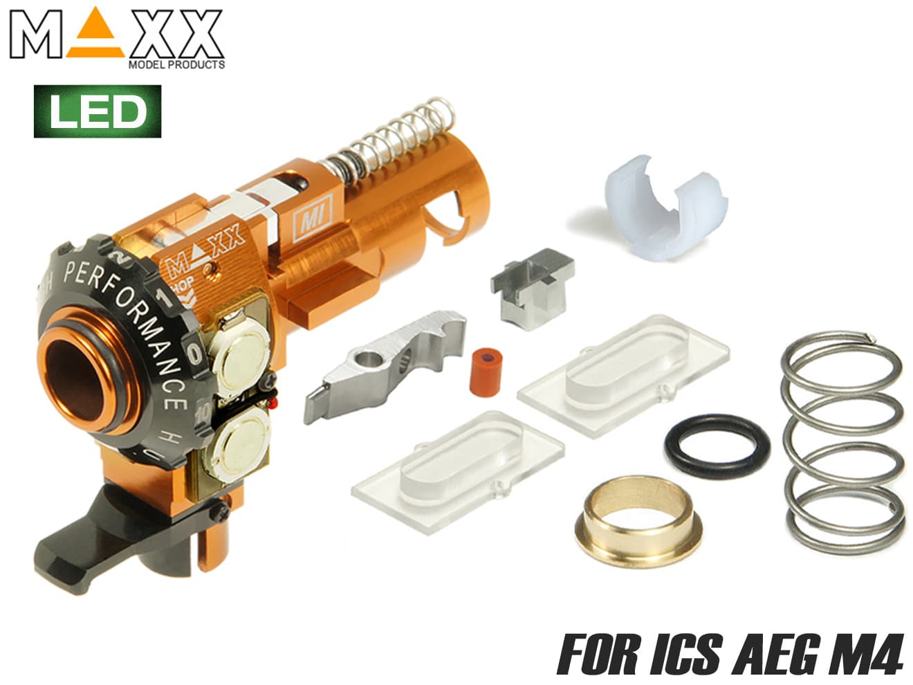 楽天市場】MAXX アルミCNC ホップアップチャンバーMI PRO w/ LED