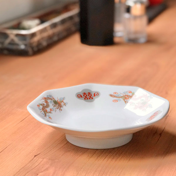 楽天市場】金彩竜 6.5八角皿 中華食器 八角皿 業務用 日本製 磁器 約