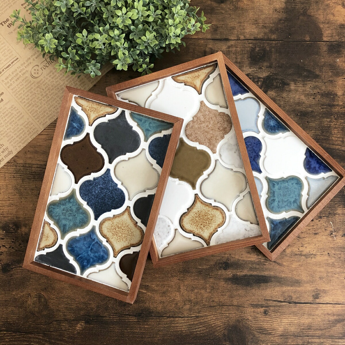 楽天市場】コラベルタイルの木製プレートカフェ タイル 木製 カフェ