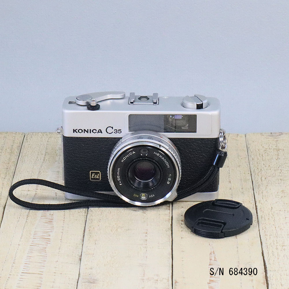 楽天市場】【整備済】【保証付 】 コニカ KONICA C35 E&L S/N 684390