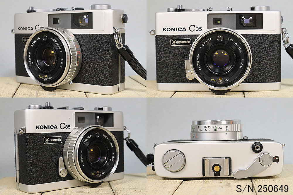 楽天市場】【整備済】【保証付 】 コニカ KONICA C35 Flashmatic S/N