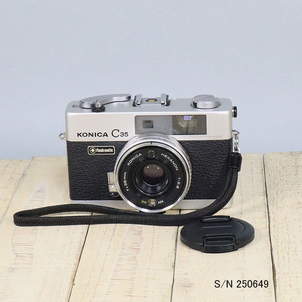 楽天市場】【整備済】【保証付 】 コニカ KONICA C35 Flashmatic S/N
