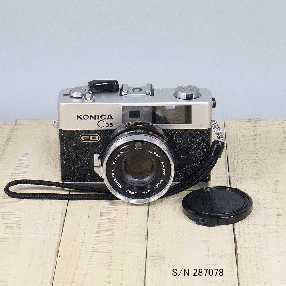 楽天市場】【整備済】【保証付 】 コニカ KONICA C35 FD S/N 287078