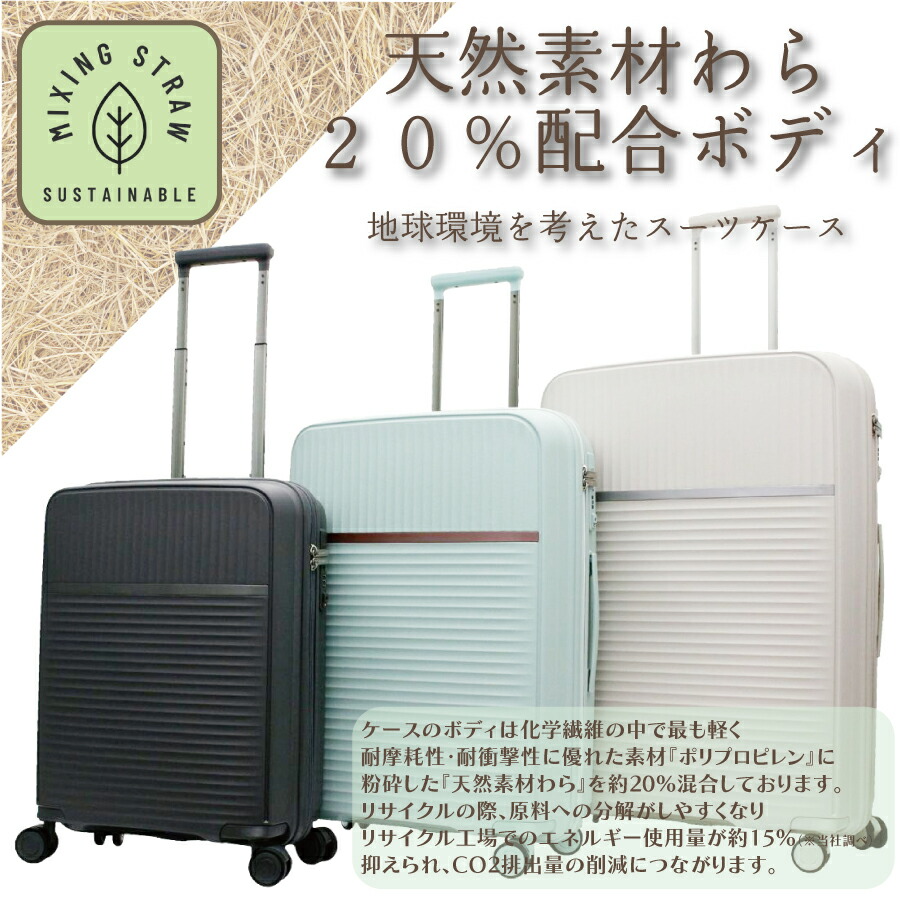 楽天市場】楽天SALEお得なP11倍＆限定CP配布中 スーツケース 天然素材