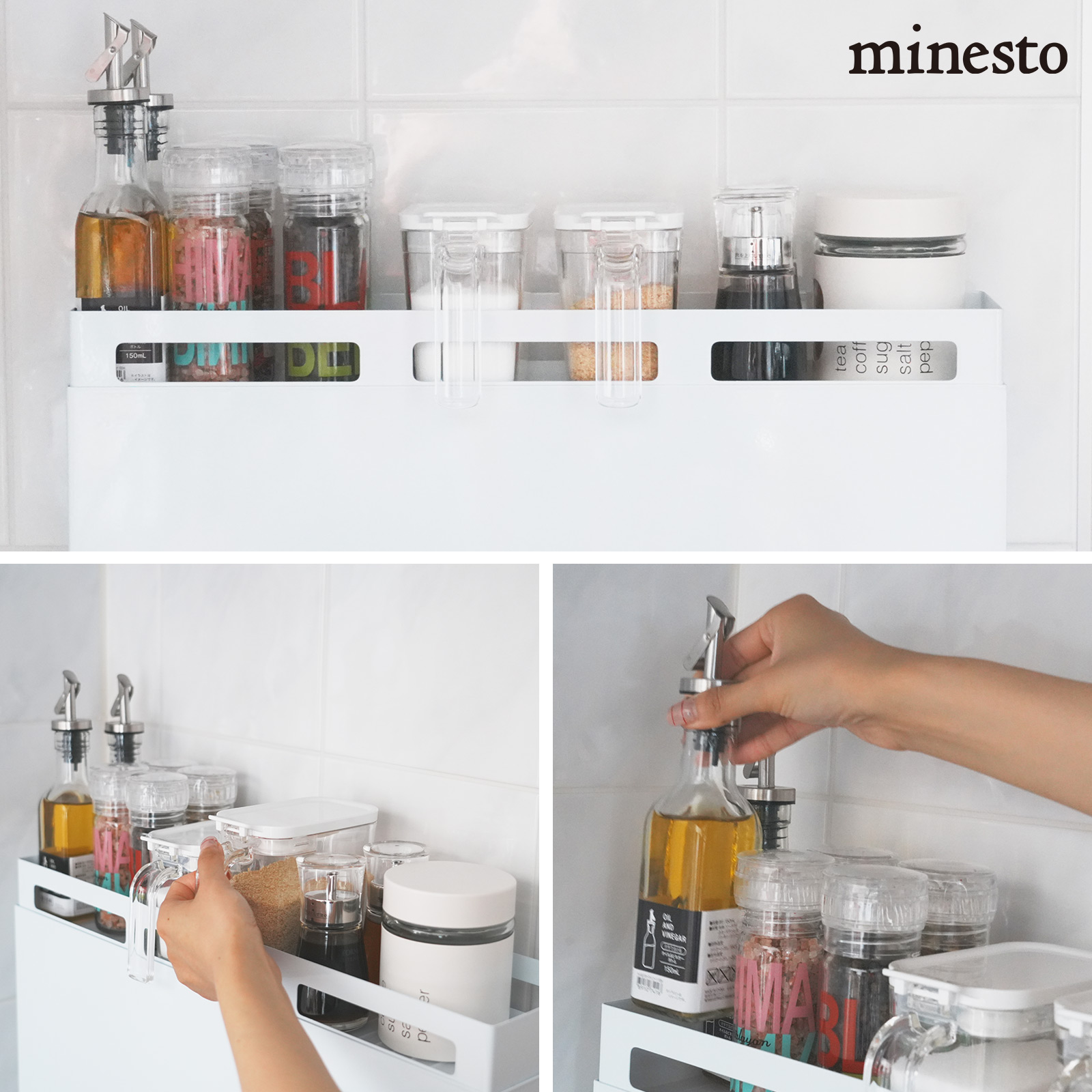 楽天市場】隠せる調味料ラック おしゃれ 調味料ラック 調味料 スパイス