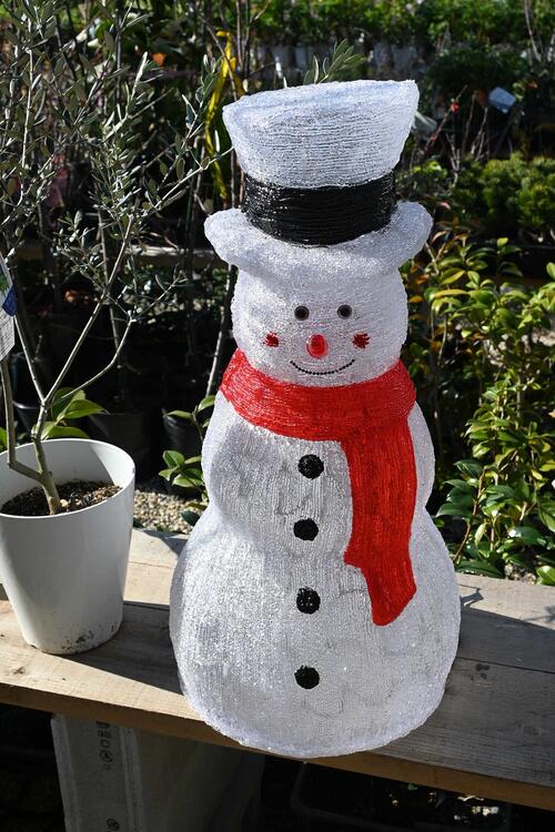 楽天市場】2024年イルミネーション【スノーマン特大】オーナメント