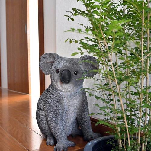 楽天市場】コアラ リアルなコアラ 2つセットコアラの置物 置物
