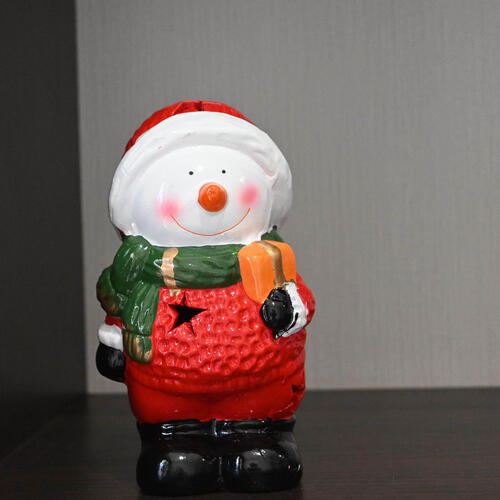 楽天市場】雪だるま スノーマン 置物12月 ガーデン小さい置物可愛い