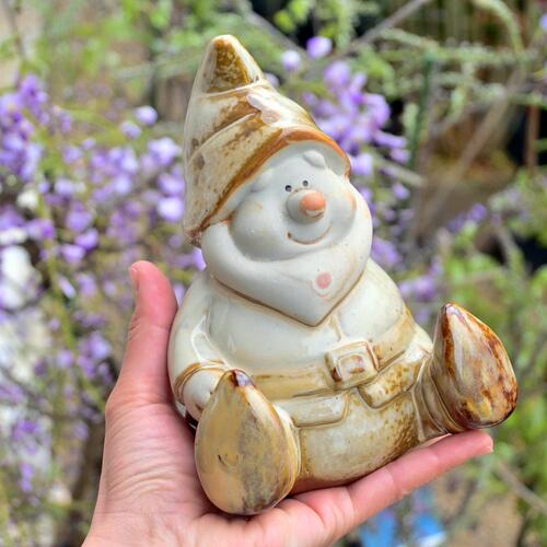 楽天市場】小人 2つセット ホワイトドワーフ置物 雪の小人 かわいい