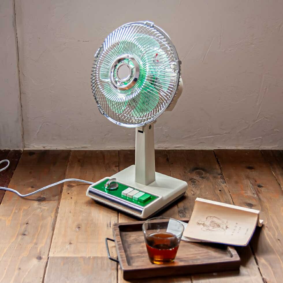 楽天市場】【SNSで話題！】コイズミ レトロ扇風機 ミニ扇風機 KLF-2057