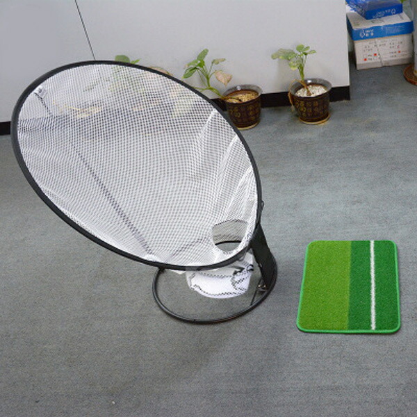 楽天市場】ゴルフスイング練習ネット円形 ゴルフ練習ネット 室内練習