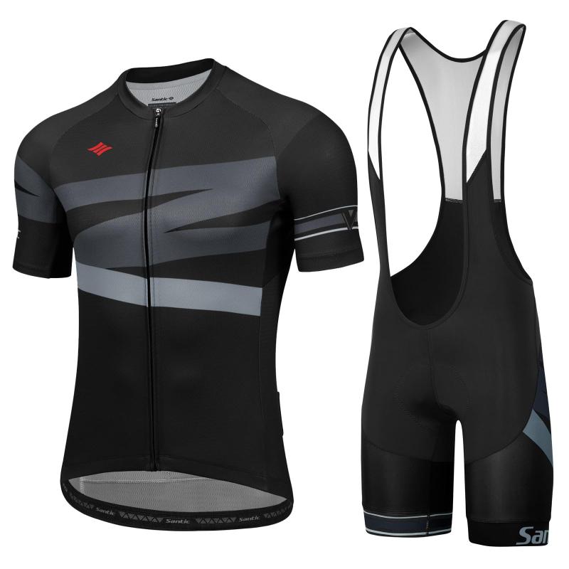 楽天市場】[サンティック] メンズ サイクルジャージ 上下セット 半袖