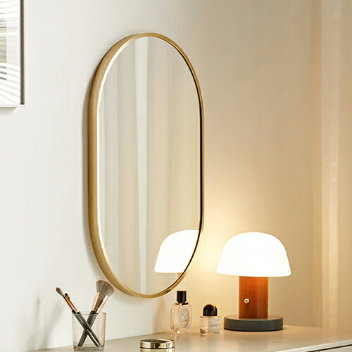 楽天市場】ウォールミラー 壁掛けミラー 幅40cm 楕円型 鏡 壁掛 洗面所