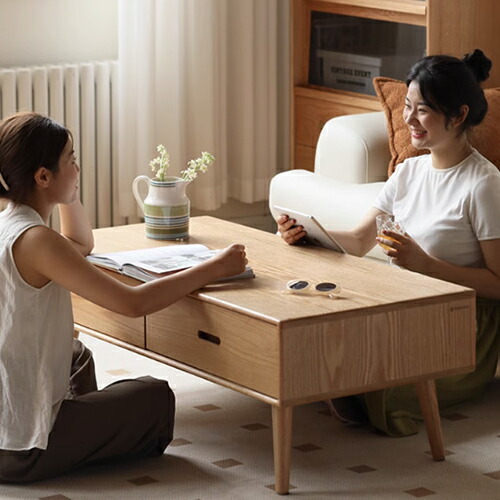 楽天市場】センターテーブル 収納付き 木製 幅100cm 幅120cm