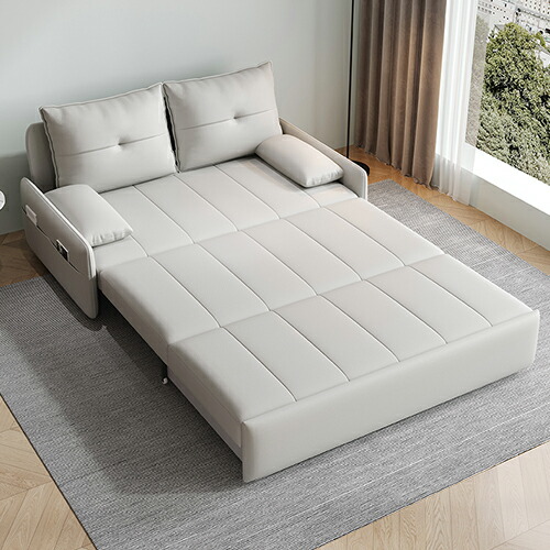 楽天市場】ソファベッド 伸長式ソファベッド 選べる4タイプ 2way 2人