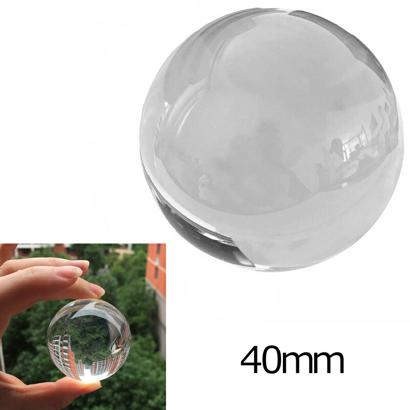 楽天市場】[大きさ 40mm 4cm] クリスタルガラスボール ディスプレイ
