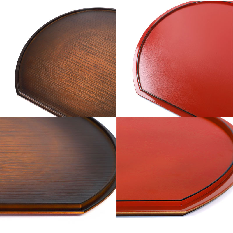 楽天市場】【10％OFF】【最大300円クーポン有】 紀州漆器 半月盆 お盆