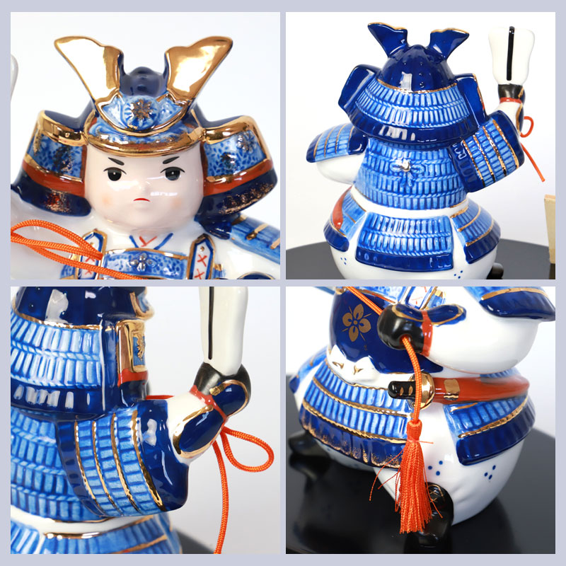 楽天市場】【10％OFF】【最大300円クーポン有】 五月人形 染錦出世大将