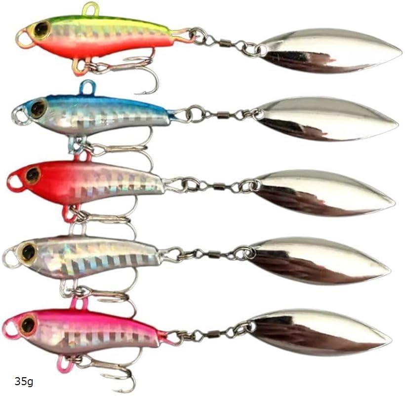 楽天市場】スピンテール ジグ ブレード 釣り ケース付き 5色セット 川