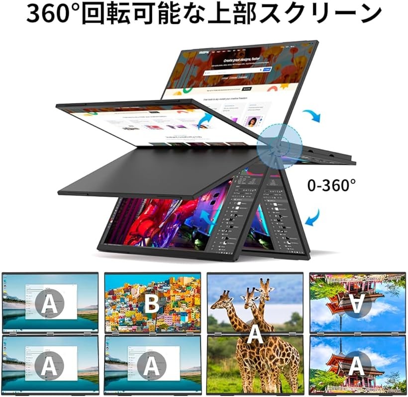楽天市場】有機el モバイルモニター 2K 14インチ OLED モバイル