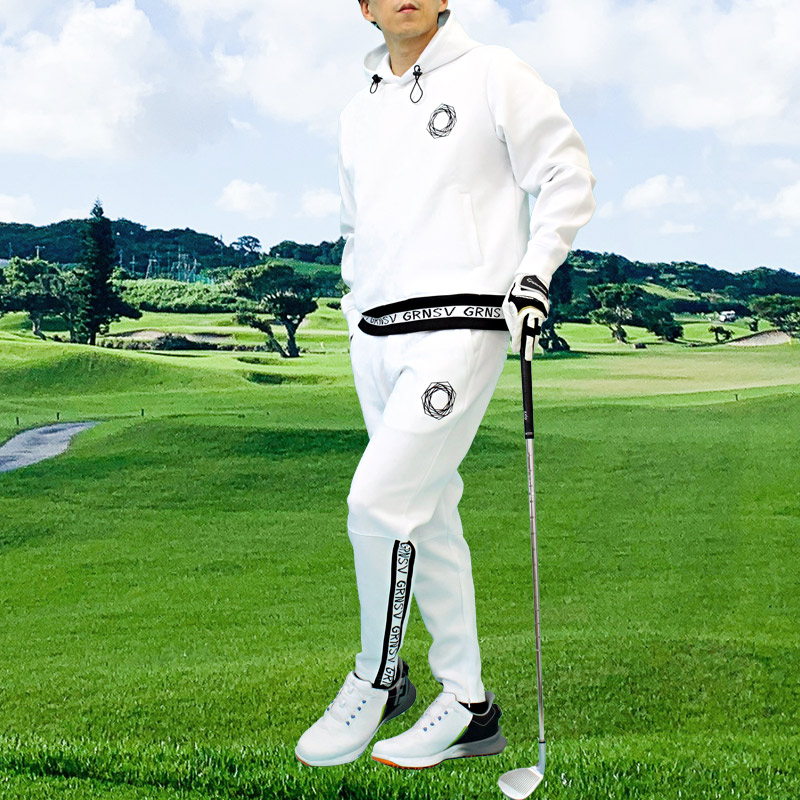 楽天市場】セットアップ メンズ（カラーホワイト）（ウェア｜ゴルフ