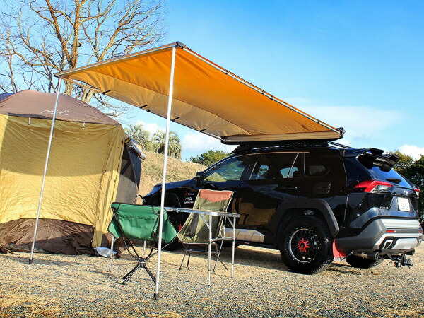 楽天市場】サイドオーニング オーニングテント カーサイドタープテント