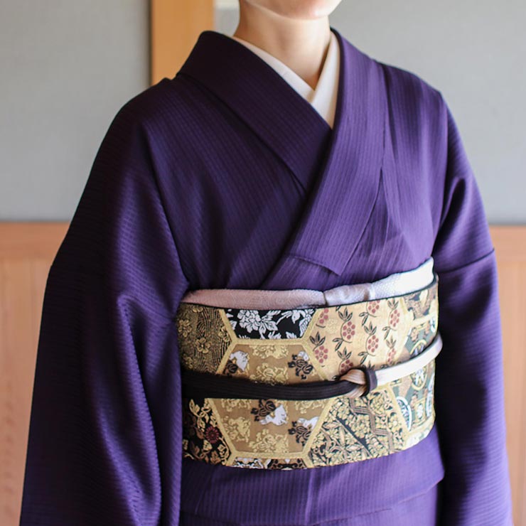 楽天市場】洗える 色無地 袷 仕立て上がり 日本製 東レ（古代紫色