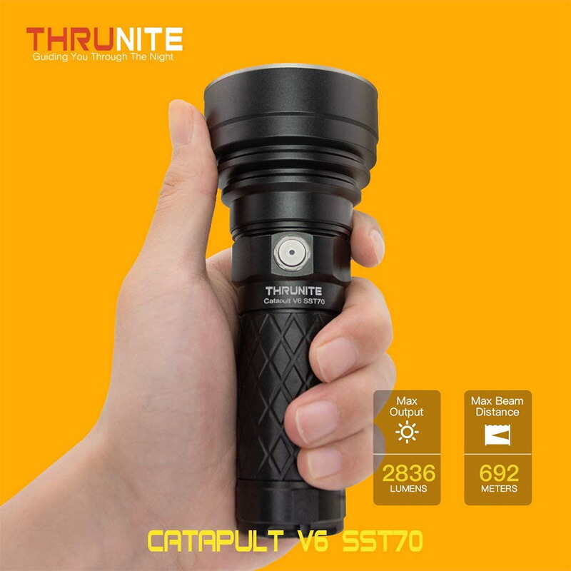 楽天市場】ThruNite Catapult V6 SST70 LED フラッシュライト 充電式