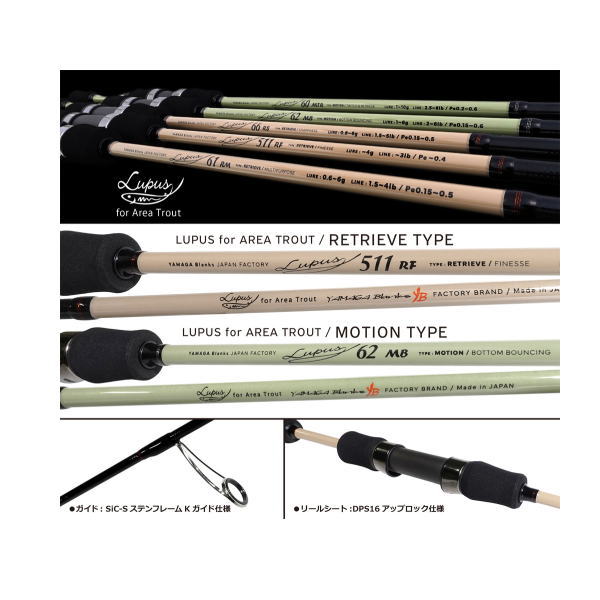 ヤマガブランクス ルーパス 66RS (ロッド・釣竿) 価格比較 - 価格.com