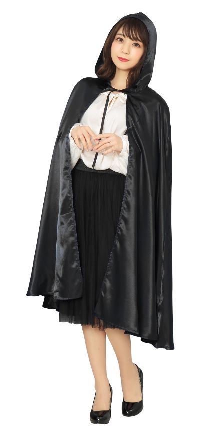 楽天市場】ブラックマント ドラキュラ 吸血鬼 男女兼用 簡易仮装