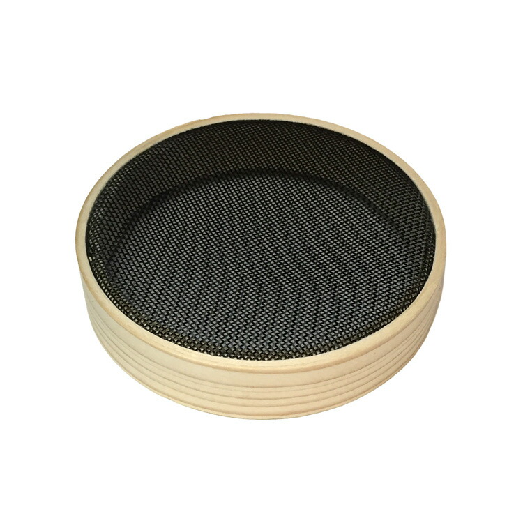 木製 円形 メッシュふるい 36cm 裏こし器 木製 円形 メッシュふるい